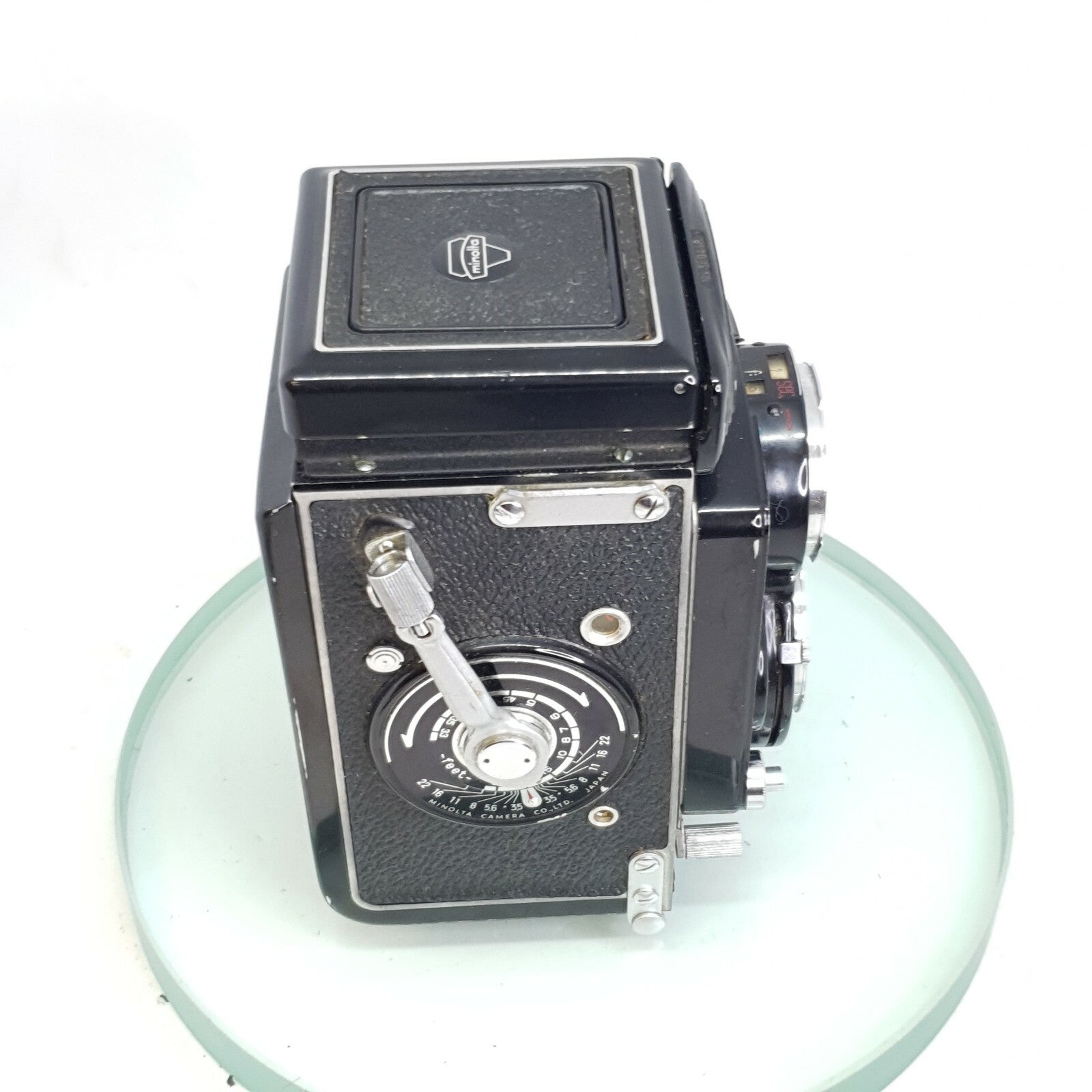 MINOLTA AUTOCORD RA TLR CAMERA, Serial no. 360448,Minolta Rokkor 75mm f/3.5 lens7
