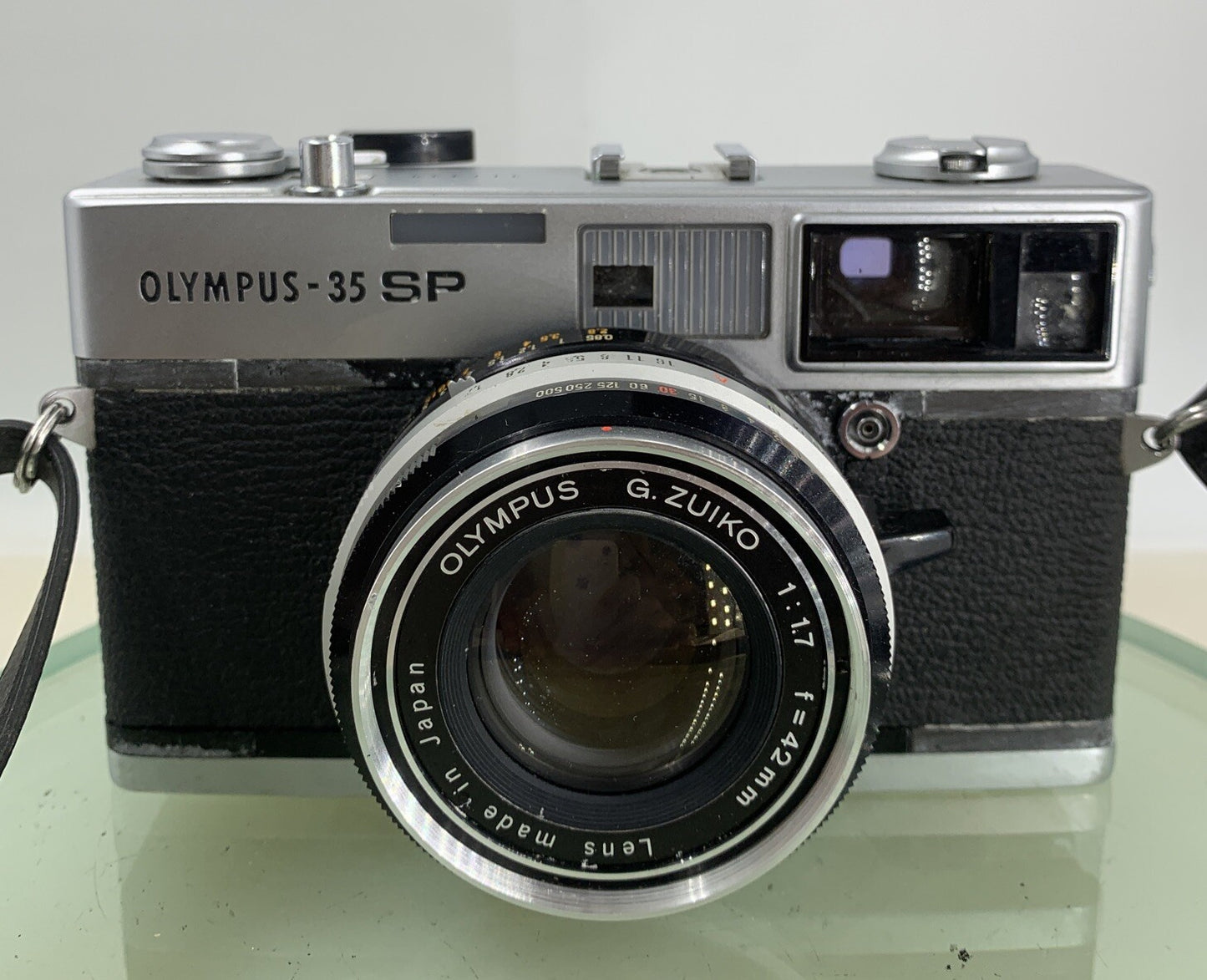 Olympus 35 SP FILM CAMERA EXCELLENT CONDITION BLACK G.ZUIKO 42MM LENS TESTED-2161