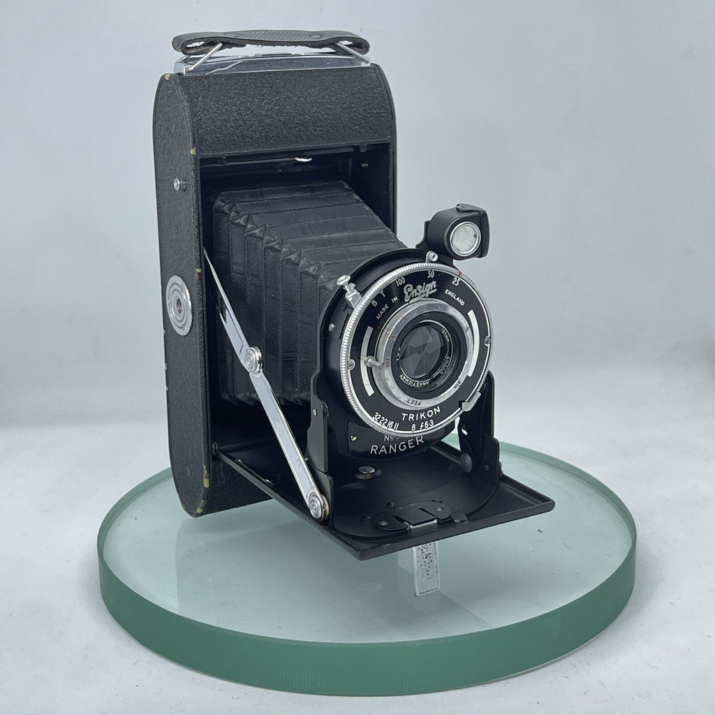 ENSIGN RANGER Folding Camera F6.3 Lens Trikon 105mm. Ensar Anastigmatic 1411