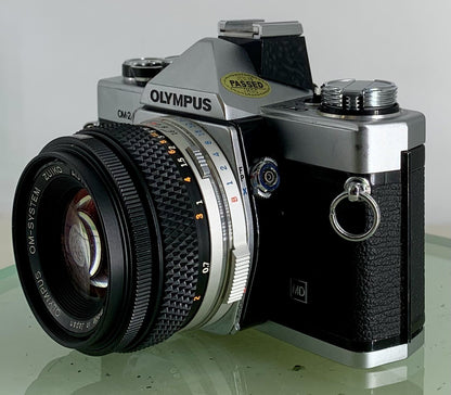 Olympus OM-2N MD 35mm Film SLR Manual Camera Olympus AUTO S50mm F/1.8 Zuiko Lens6