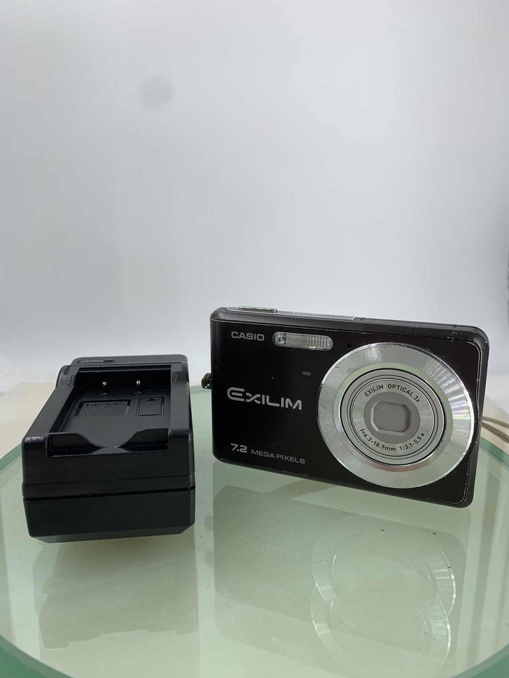Casio Exilim EX-Z77 COMPACT DIGITAL CAMERA BROWN + CHARGER TESTED - 5810