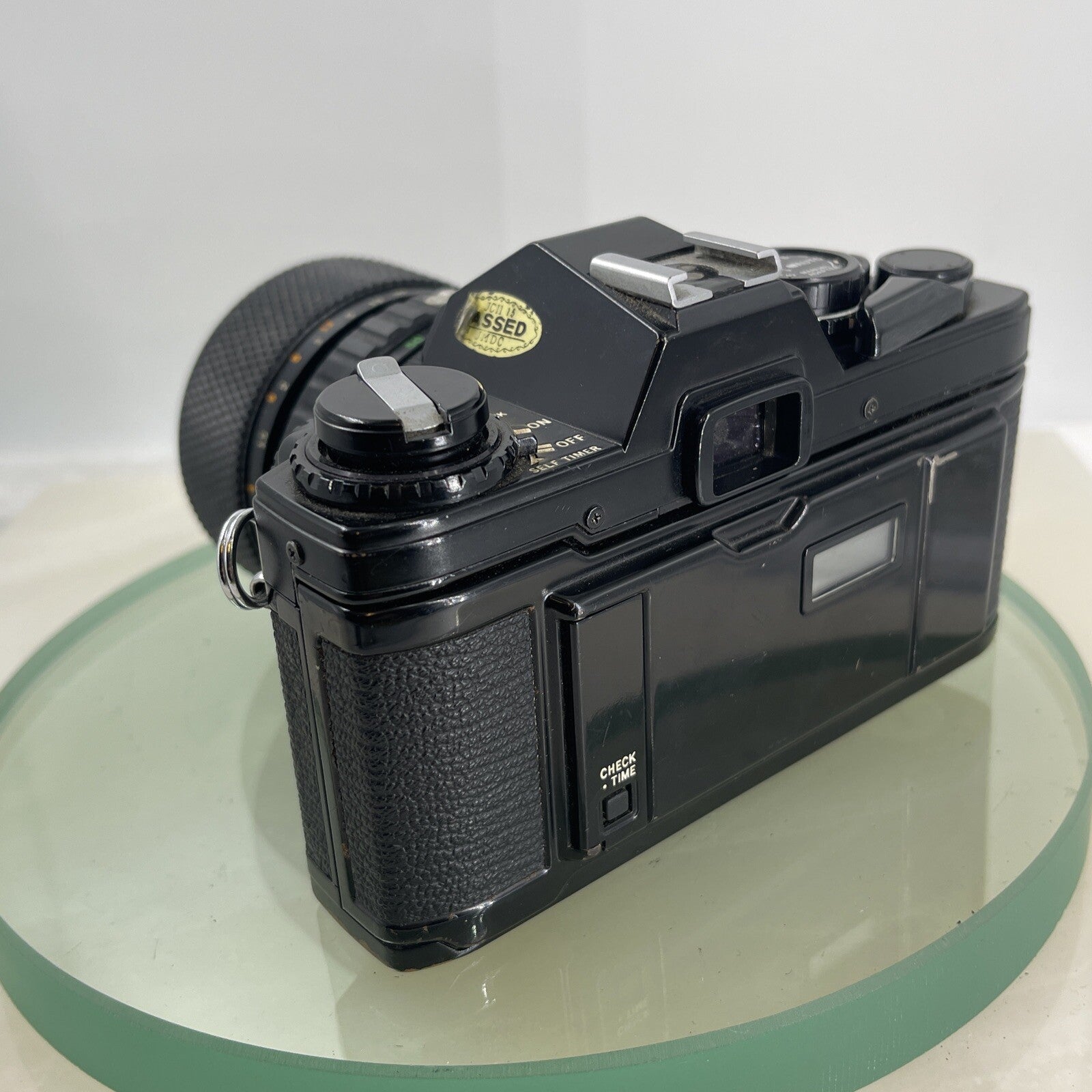 Black Quartz Olympus OM10 35mm SLR Camera Olympus 35-70mm Manual Adapter TESTED3