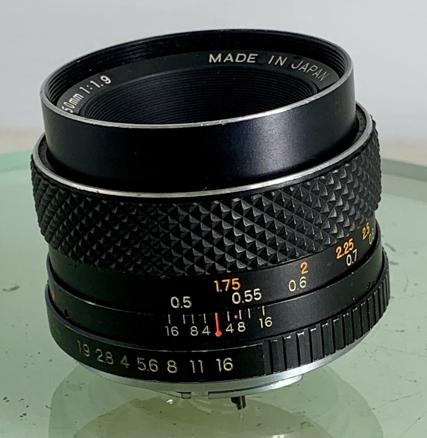 Yashica 50mm 1:1.9 DSB lens, Contax/Yashica C/Y mount, Made in Japan  #73