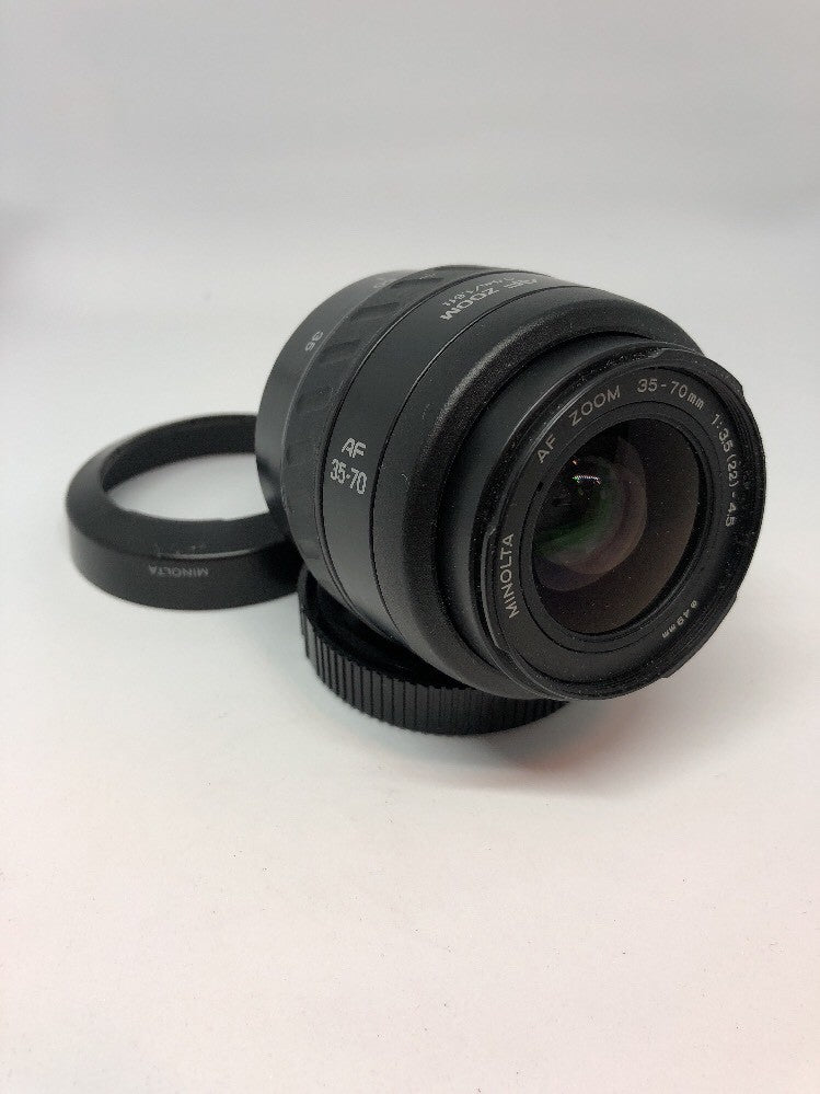 SONY MINOLTA 35-70mm 1:3.5(22)-4.5 MACRO AF AUTO FOCUS Zoom Lens  0