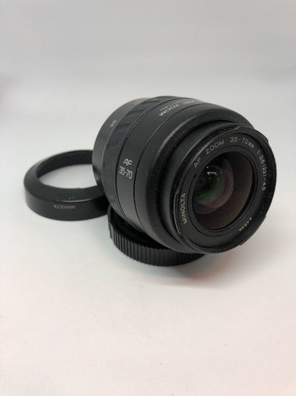 SONY MINOLTA 35-70mm 1:3.5(22)-4.5 MACRO AF AUTO FOCUS Zoom Lens  0
