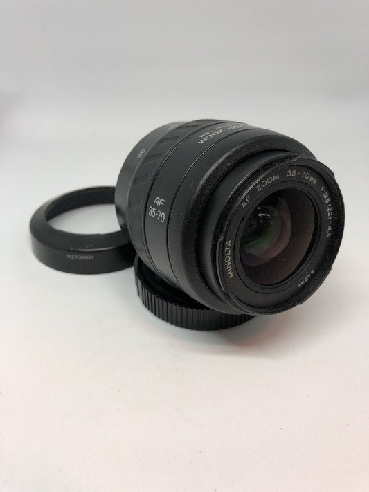 SONY MINOLTA 35-70mm 1:3.5(22)-4.5 MACRO AF AUTO FOCUS Zoom Lens  0