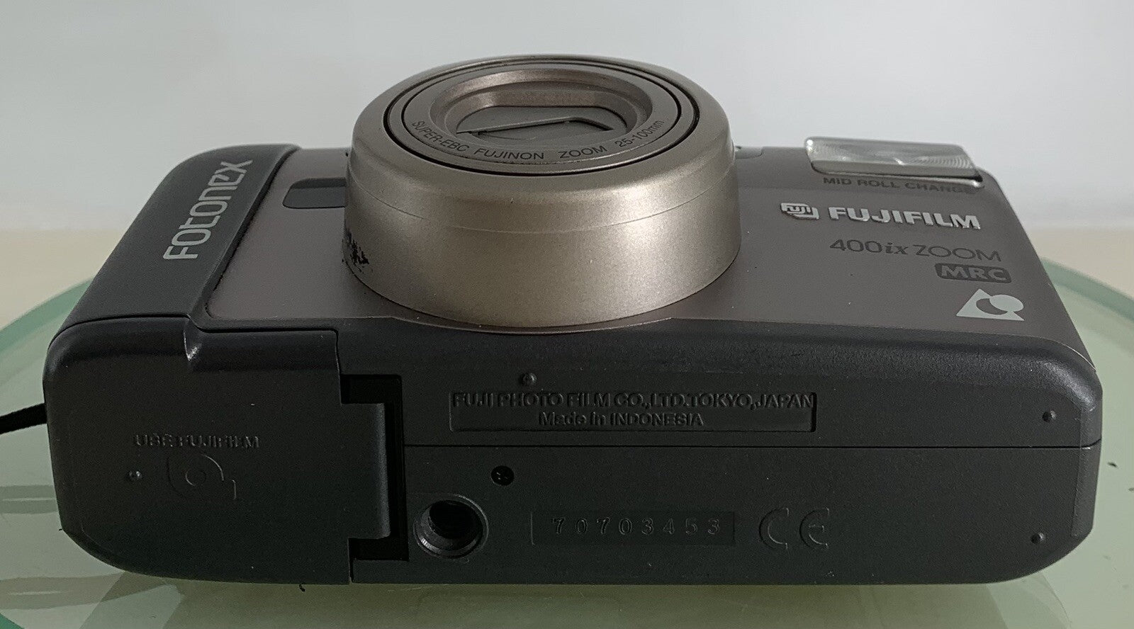 FUJIFILM FOTONEX 400IX ZOOM APS FILM COMPACT CAMERA~25-100MM EBC LENS -7808
