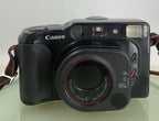 Canon Sure Shot Tele 35mm Film Point and Shoot Camera BLACK TESTED - 6421