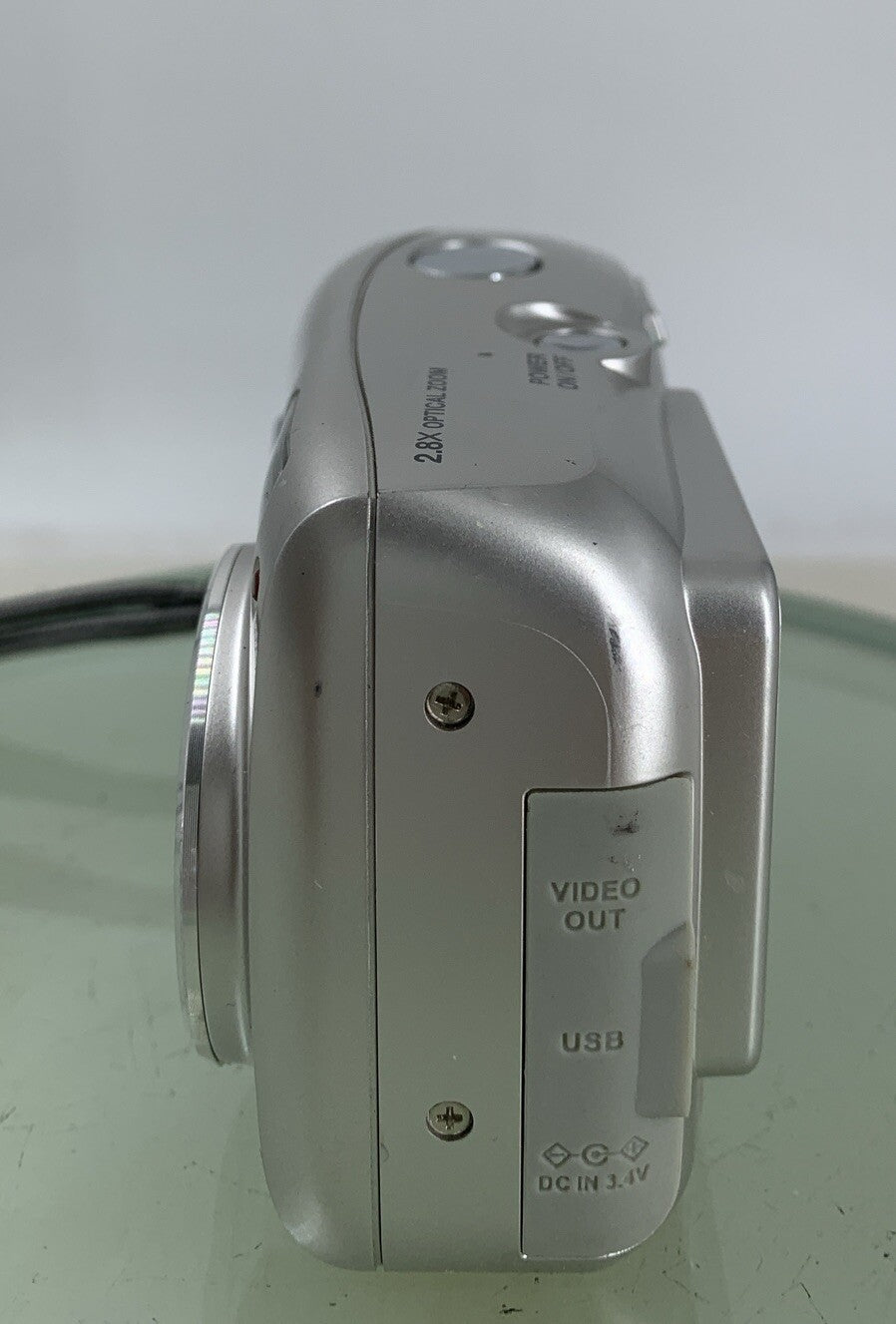 OLYMPUS FE-115 5.0 MP DIGITAL CAMERA SILVER NO CHARGER NO CARD TESTED - 2553