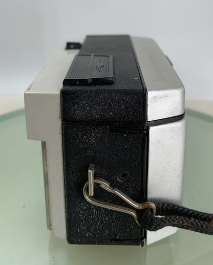 Kodak INSTAMATIC 200 VINTAGE FILM CAMERA WITH BLACK LEATHER CASE TESTED - 4123