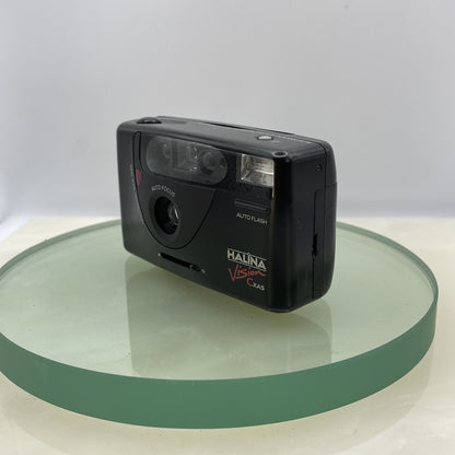 Vintage Halina  Vision C XAS Auto Flash & Focus Compact Camera & Case #2833