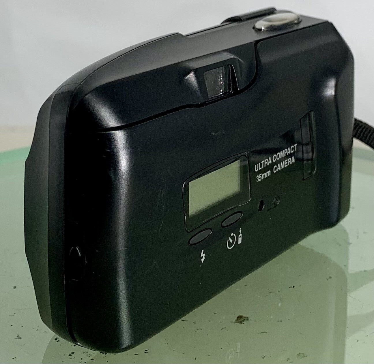 Olympus MJU II 35mm ALL WEATHER FILM CAMERA BLACK WITH COVER TESTED -  #3605