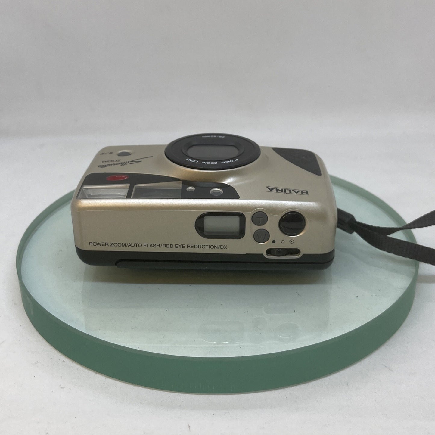 Halina Silhouette 35mm Camera w/ Power Zoom Lens Film 28-52mm DX Good Condi #5724