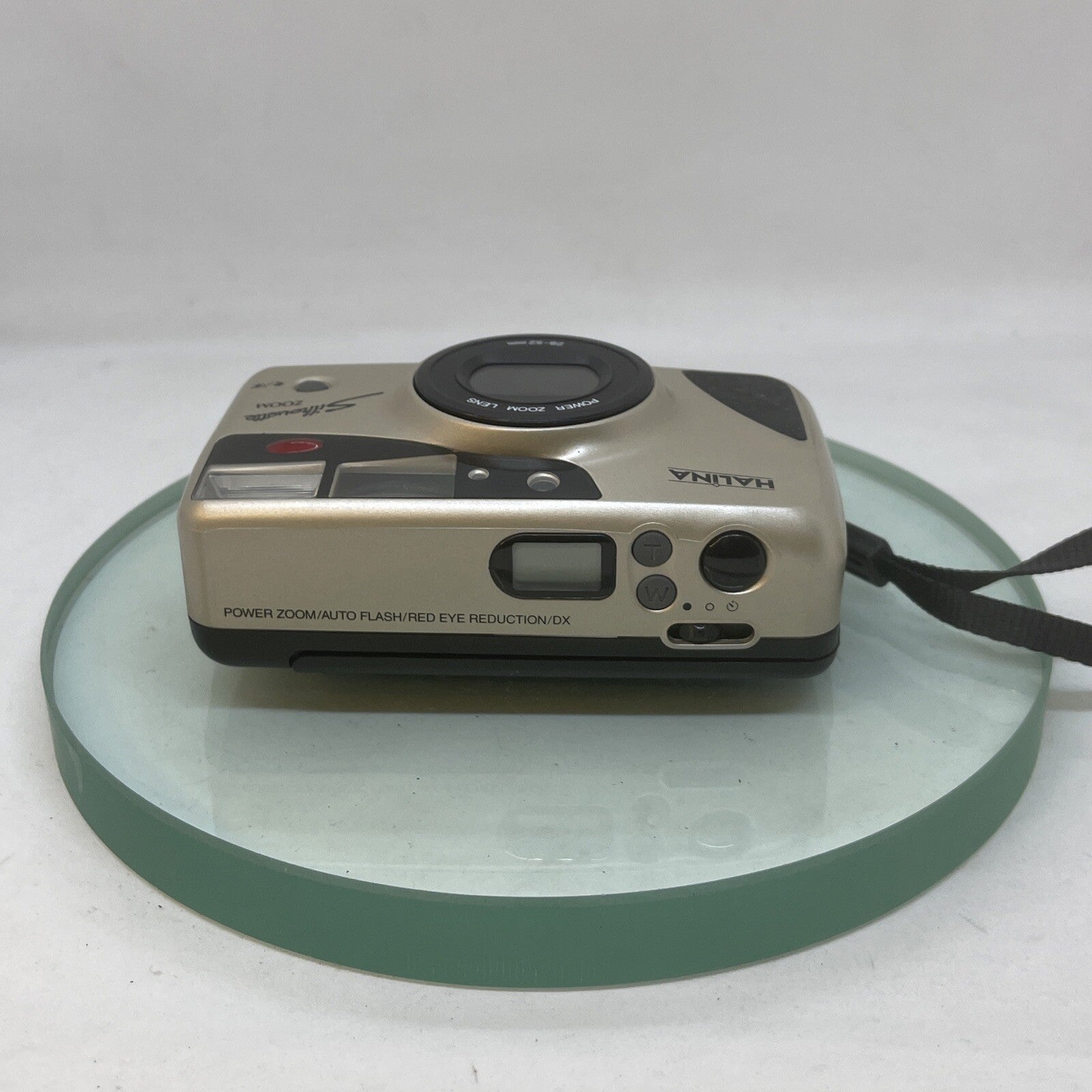 Halina Silhouette 35mm Camera w/ Power Zoom Lens Film 28-52mm DX Good Condi #5724