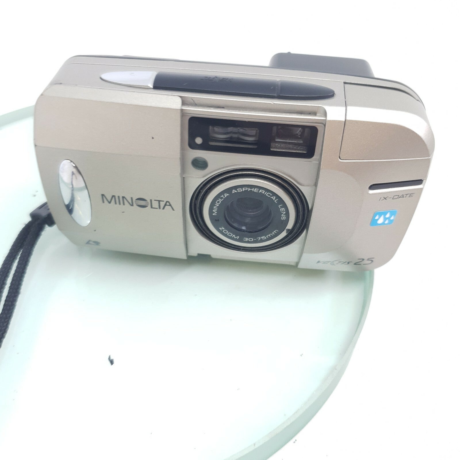 MINOLTA VECTIS 25 IX-DATE APS FILM CAMERA WITH 30-75MM ASPHERICAL LENS #5741