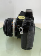 Olympus OM-2n Black - 35mm SLR Film Camera + 50mm f/1.8 Lens-Tested+ BOX & BOOK9