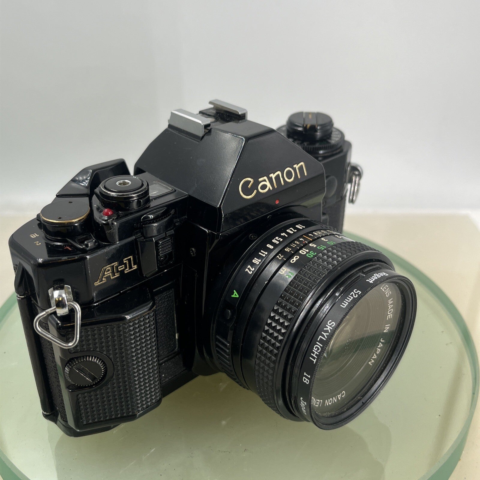 BEAUTIFUL Canon A-1 35mm SLR Camera Body+ FD 50mm f/1.8 FULLY WORKING #87411