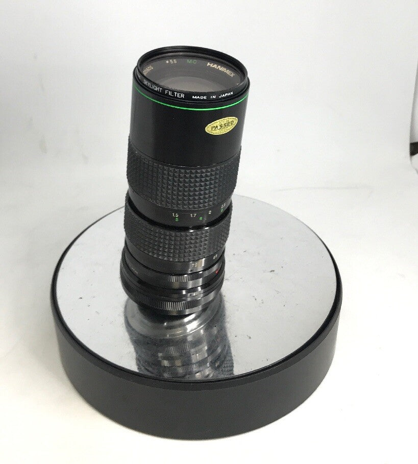 Hanimex Zoom Macro MC Lens f=72-162mm   1:3,5 Pentax PK Mount + Filter #6435