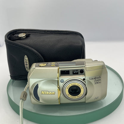 Nikon LiteTouch Zoom 130ED 38-130mm ED AF 35mm Film Camera Tested, Cased VGC#391