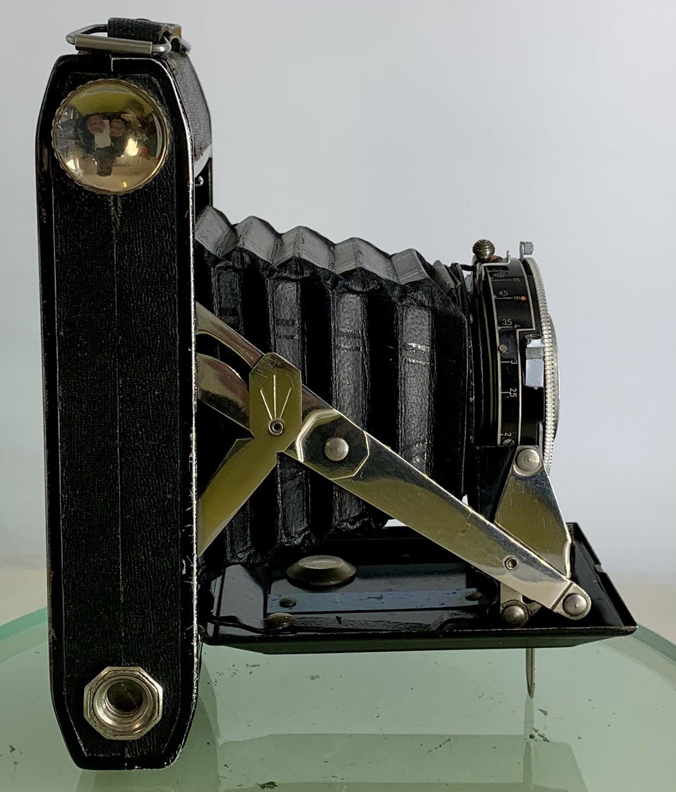 DEMARIA LAPIERRE ANASTIGMAT DEHEL FOLDING FILM CAMERA Manar F=90 1:3.5 LENS -3622