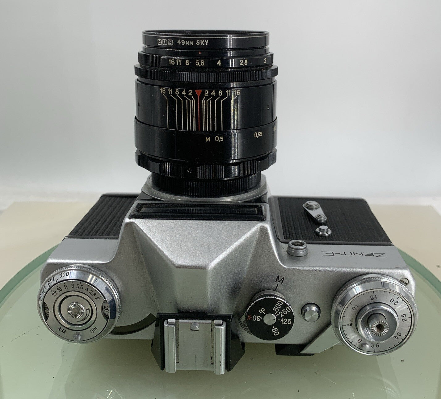 Very Rare ZENIT E VINTAGE POINT AND SHOOT FILM CAMERA SILVER TESTED - 1467