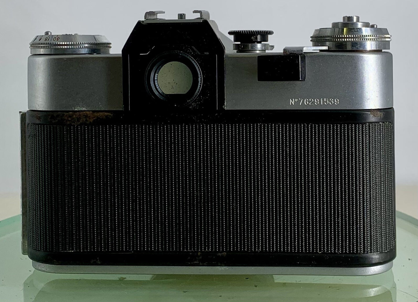 Very Rare ZENIT E POINT AND SHOOT FILM CAMERA+HELIOS-44-2 LENS+SILVER+TESTED-1414