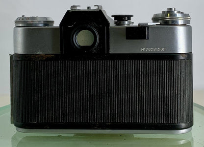 Very Rare ZENIT E POINT AND SHOOT FILM CAMERA+HELIOS-44-2 LENS+SILVER+TESTED-1414