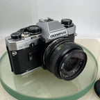 Olympus OM10 35mm SLR Film Camera + Vivitar 28mm 1:2.8 MC  Lens/ WORKING #9068