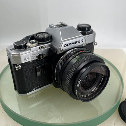 Olympus OM10 35mm SLR Film Camera + Vivitar 28mm 1:2.8 MC  Lens/ WORKING #9068
