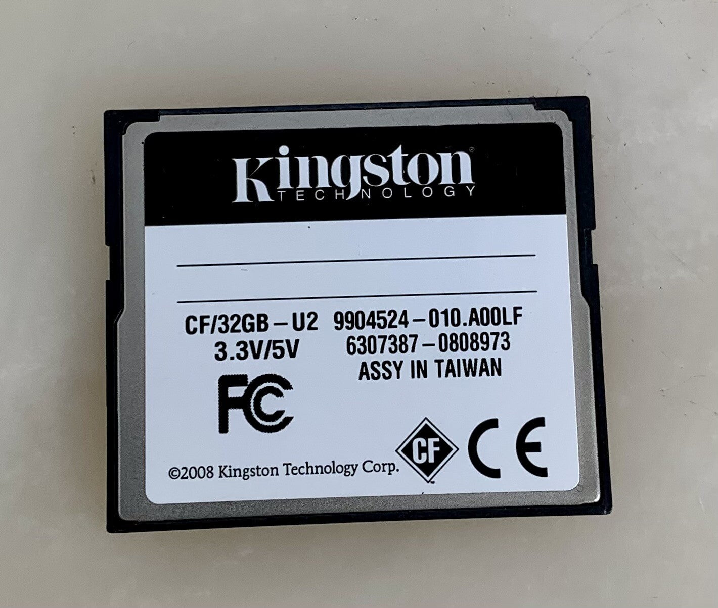 Kingston 32 GB 266x Speed - Compact Flash Card - Red/Black (CF/32GB-U2) #1321