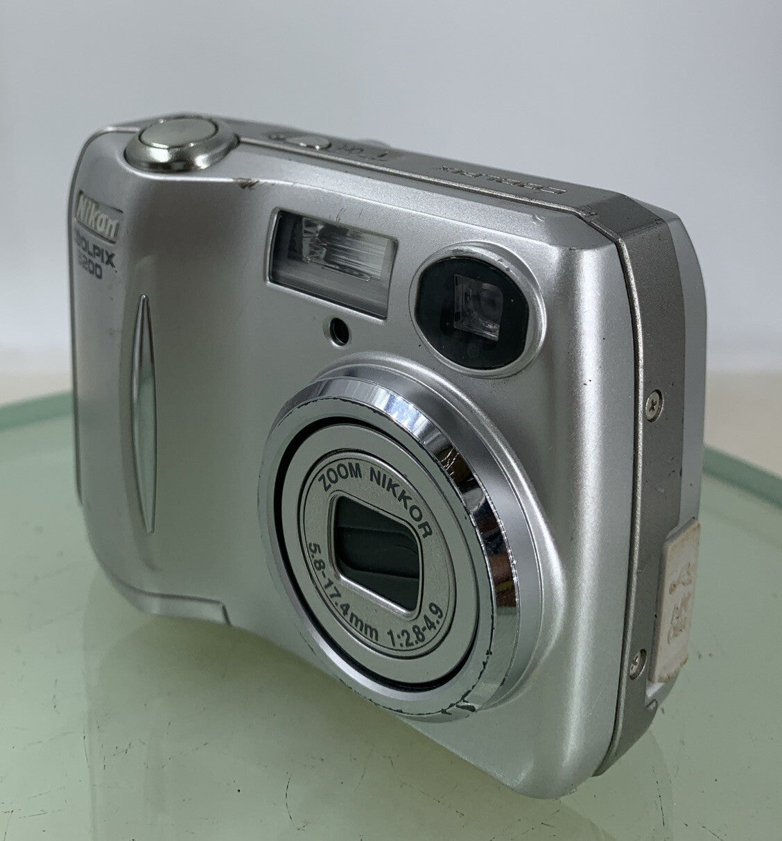 Nikon Coolpix 3200 Digital Camera SILVER WITH  NO CARD NO CHARGER TESTED - 5672