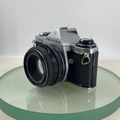 Pentax ME 35mm SLR Film camera + Pentax-M  50mm f2 LENS  - TESTED  9292