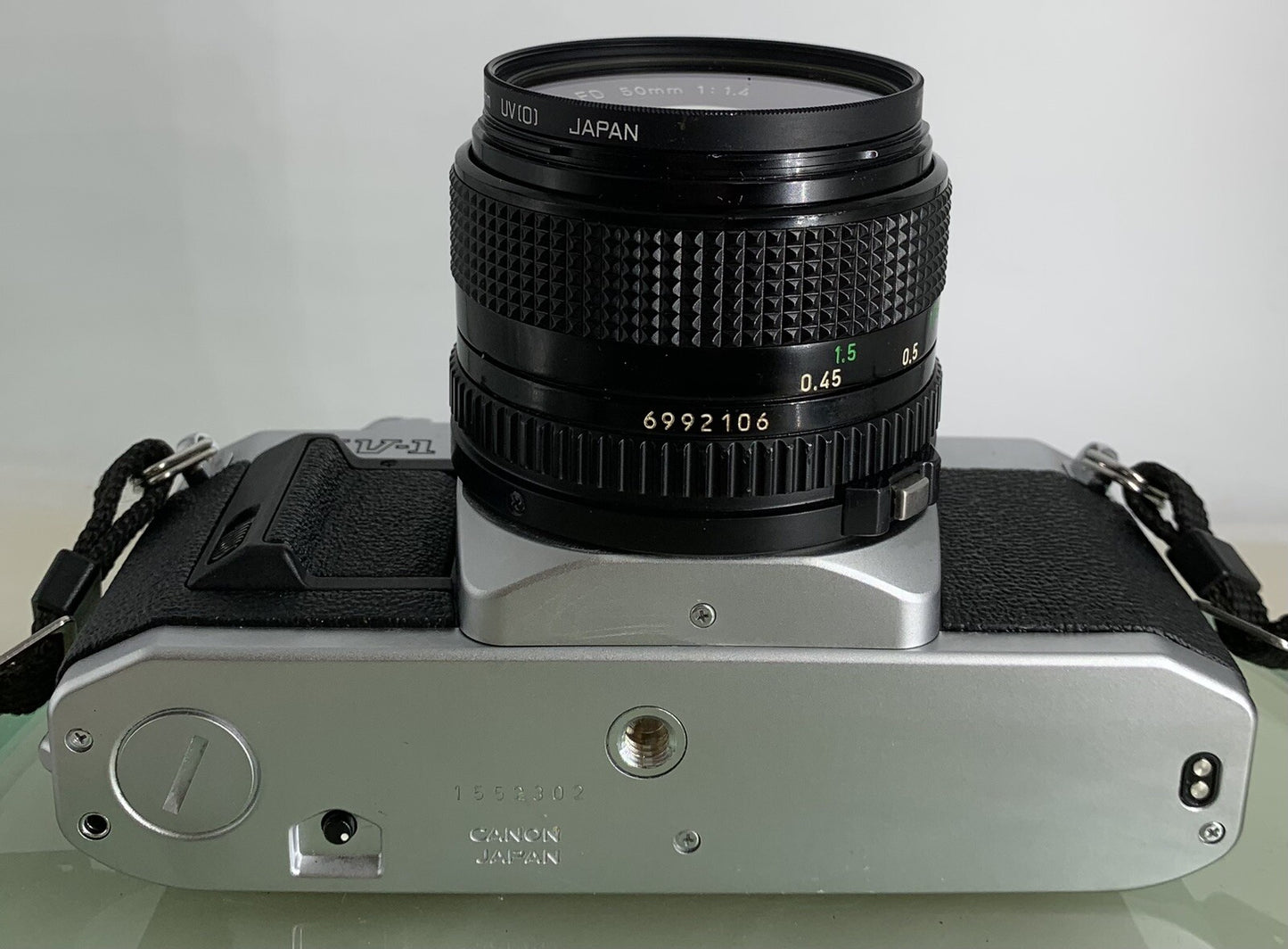 Canon AV-1 SLR 35mm Film Camera With a Canon 50mm 1.8 Lens + Battery Grip TESTED8
