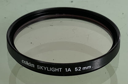COKIN Skylight 1A 52mm Filter FOR CAMERA LENS+CASE+CLEAN+GOOD CONDITION-5171