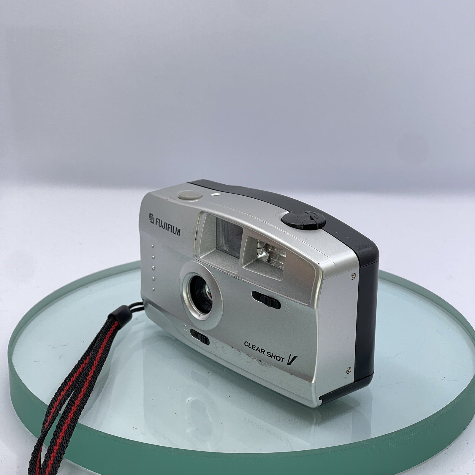 Vintage Fujifilm Clearshot V 35mm Camera Battery Tested Flash Working #6832