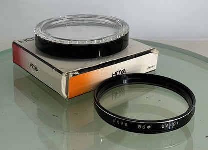GENIUNE HOYA FILTER FOR CAMERA LENS BLACK CLEAN AND GOOD CONDITION - 6600
