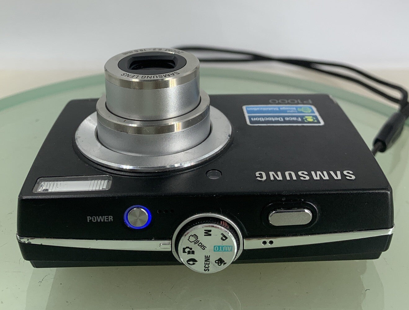 Samsung P1000 10.2MP COMPACT DIGITAL CAMERA BLACK WITH NO CHARGER -TESTED- 5057