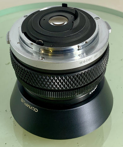 Olympus OM 28mm 1:3.5 G.Zuiko Auto W lens, fits OM Camera mount SERVICED #243