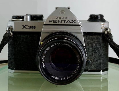 Pentax K1000 35mm SLR Film Camera+SMC Pentax-M 50mm F2 Lens TESTED METER WORK2101