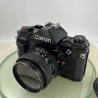 BEAUTIFUL Canon A-1 35mm SLR Camera Body+ FD 50mm f/2.8 FULLY WORKING #8752