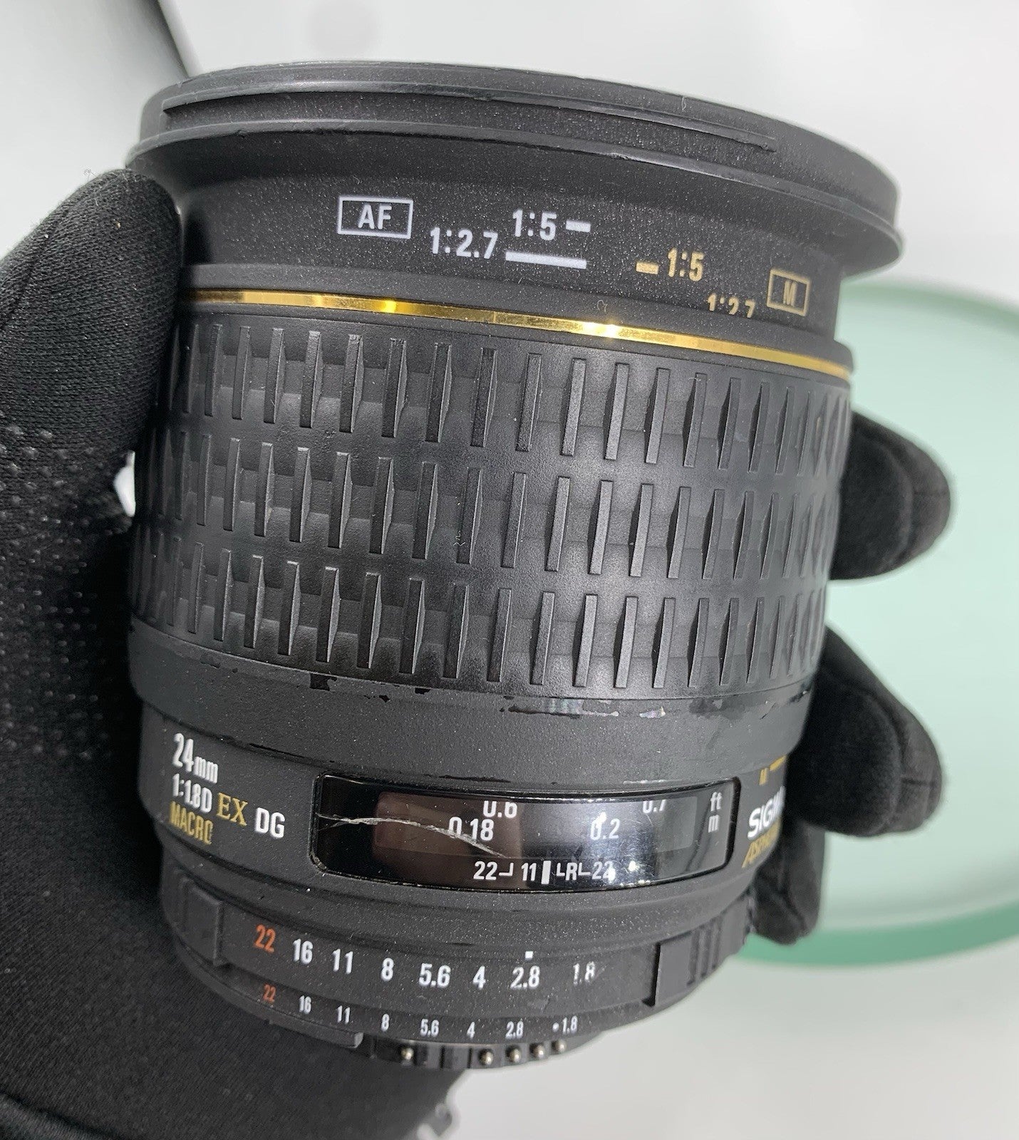 Sigma EX DG 24Mm 1:1.8 Macro Wide Angle Lens Nikon AF D (FEW SCRATCHES ON LENS)6