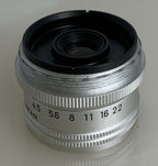 Minolta E.Rokkor 50mm 1:4.5 Screw Enlarger Lens-Case-Mint#1845