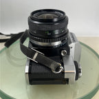 olympus Om20 35mm slr film camera With Miranda 28mm 1:2.8  Lens TESTED .#9118