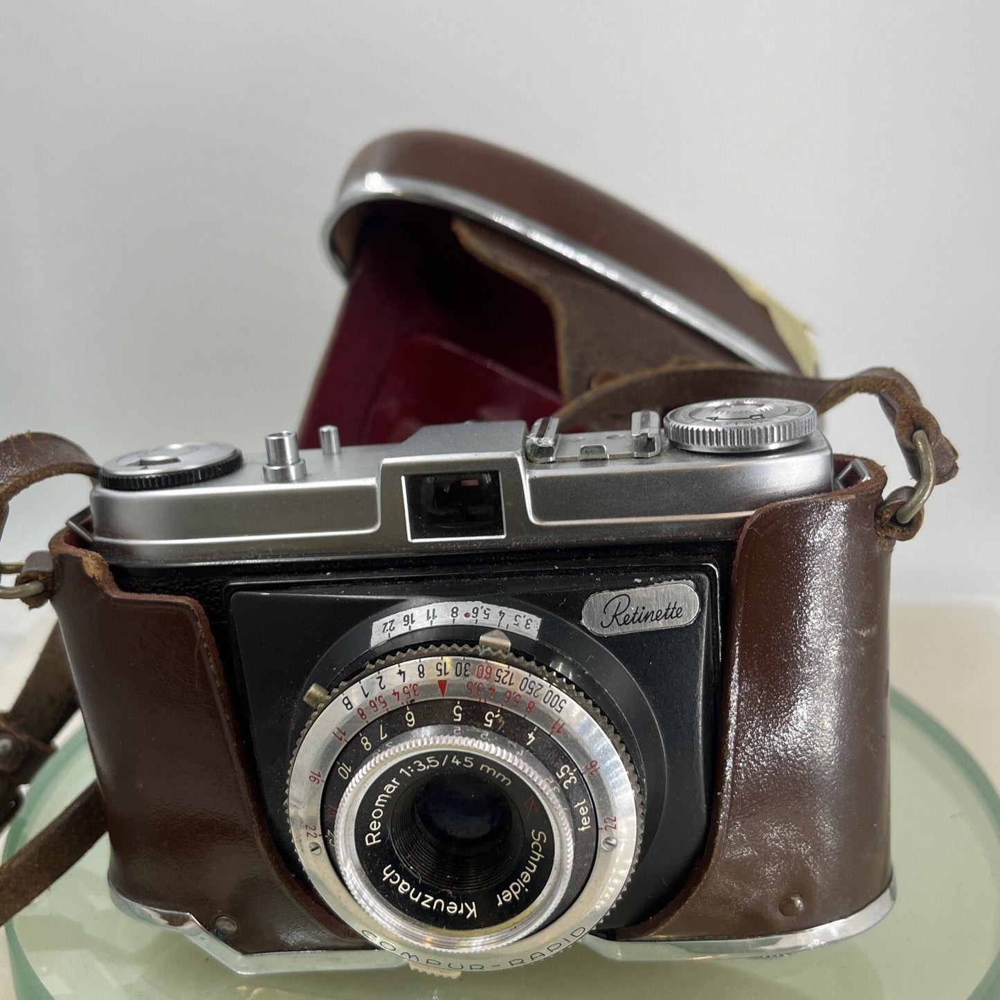 KODAK RETINETTE 022 with Schneider-Kreuznach reomar 45 f3,5 dal1954/58 +Bag #4551