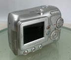 OLYMPUS X-715 5.0MP COMPACT DIGITAL CAMERA SILVER NOCARD NO CHARGER TESTED - 444