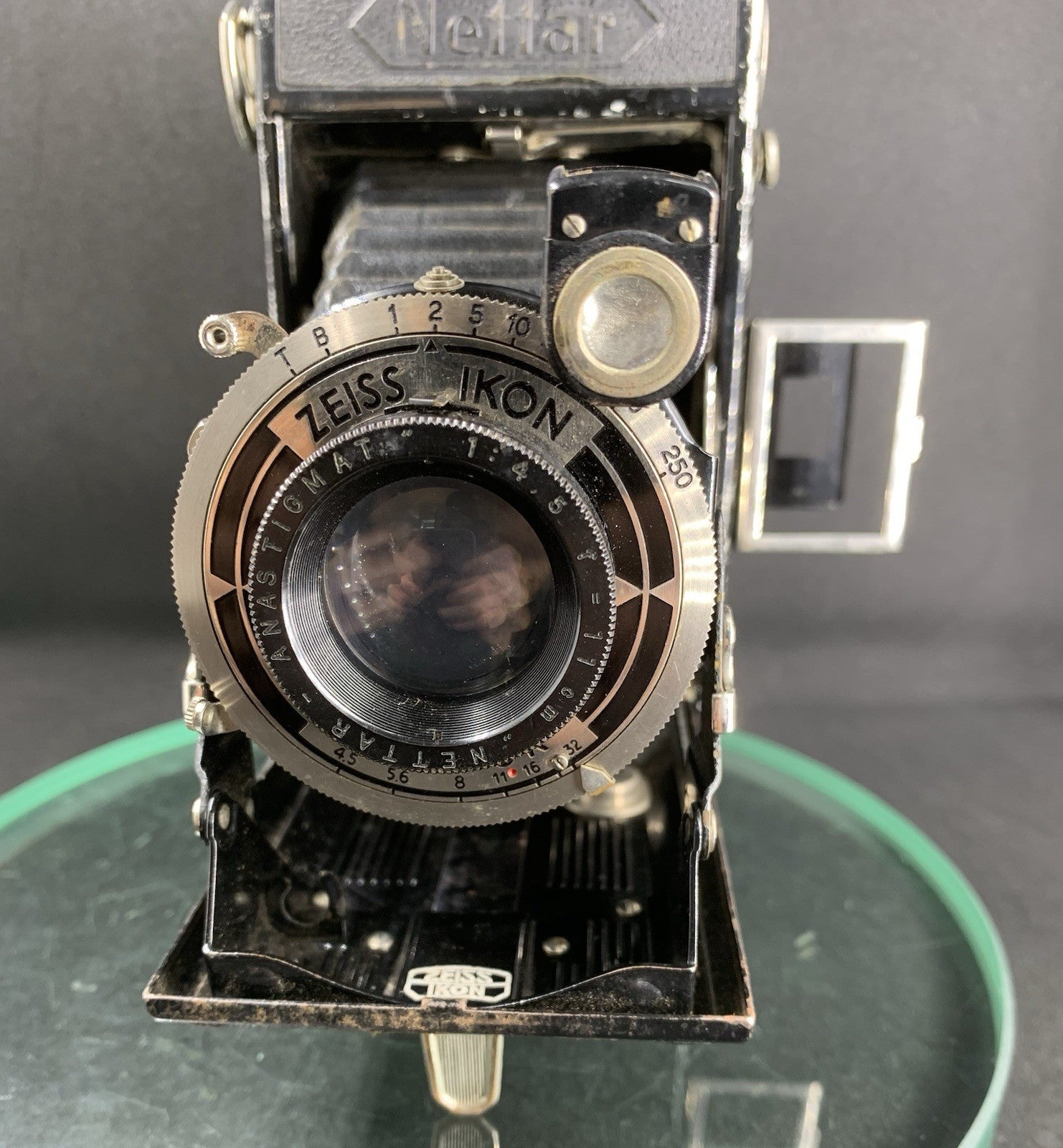 Vintage Zeiss Ikon Nettar 515/2- Folding Camera 11cm f/4.5 Compur Lens #297