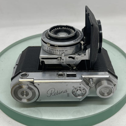 Kodak Retina II Type 142 Folding 35mm Rangefinder Camera w/ Ektar 50mm f3.5 Lens7