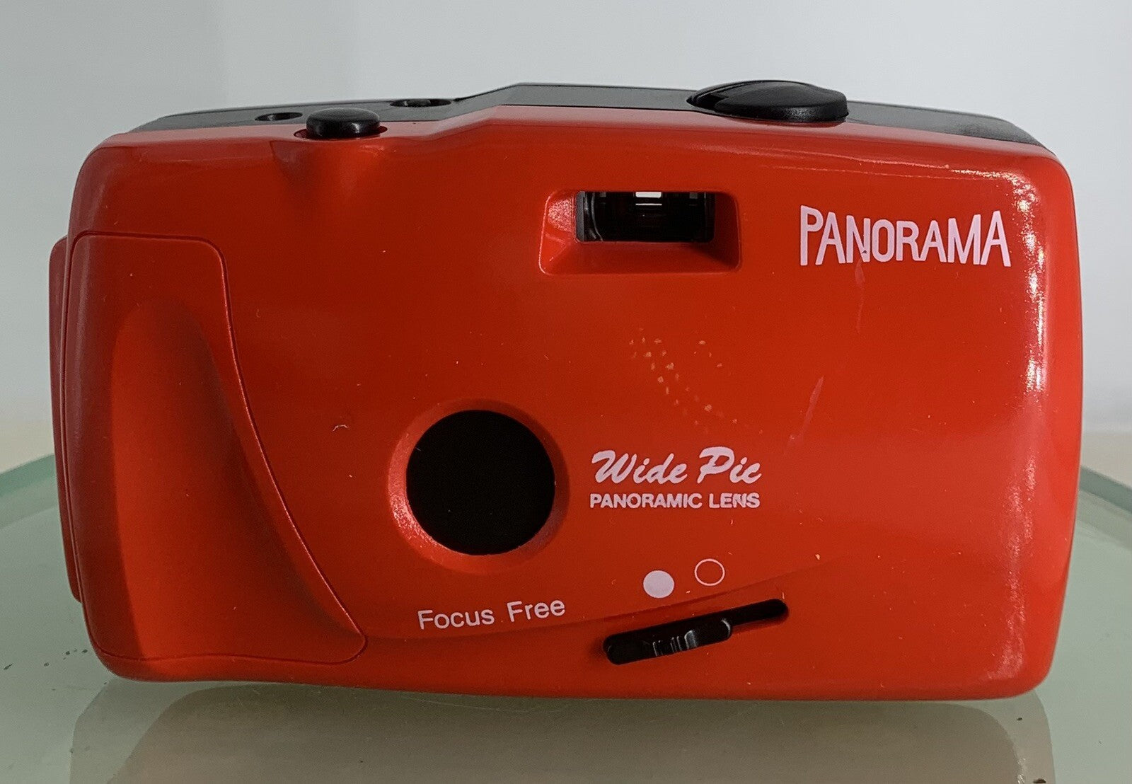 Vintage Panorama Wide Pic 35mm Compact Panoramic Camera+Red+TESTED-7171
