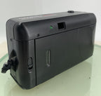 Hanimex IC2000 Pentax POINT AND SHOOT FILM CAMERA BLACK WITH COVER- TESTED- 2844
