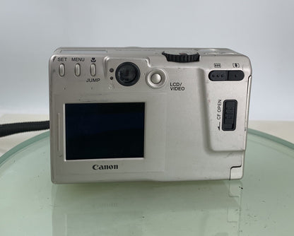 CANON DIGITAL CAMERA PowerShot A50 SILVER- WITH CHARGER - TESTED - 9676